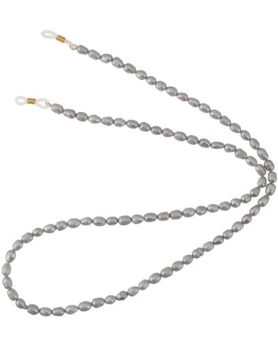 Talis Chains Freshwater Pearls Sunglasses Chains - Metallic
