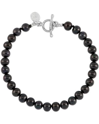 Dower & Hall Pearl Bracelet - Black