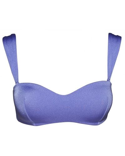Noire Swimwear Amethyst Bandeau Top - Purple