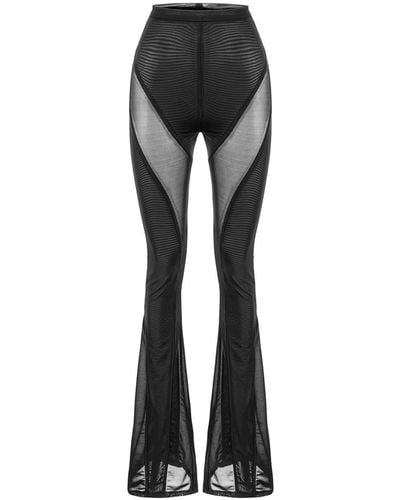 Khéla the Label Nixes Semi Sheer Mesh leggings - Black