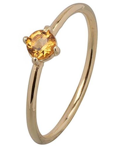 Ana Dyla Xanthe Citrine Ring - Multicolour
