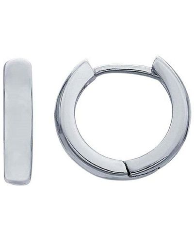 Undefined Jewelry Sterling Hoop Earring - Metallic