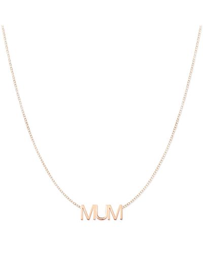 Maya Brenner Mum Necklace - Metallic
