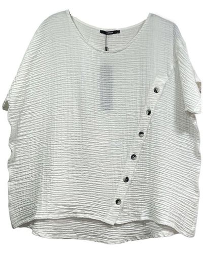 Monique Store Short Sleeve Top - Grey