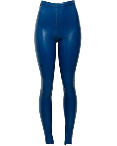 Paloma Lira Latex leggings - Blue