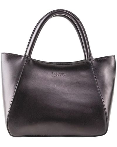THE DUST COMPANY Leather Tote Soho Collection - Black