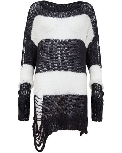 Sarah Regensburger Dark And Light Sweater - Black
