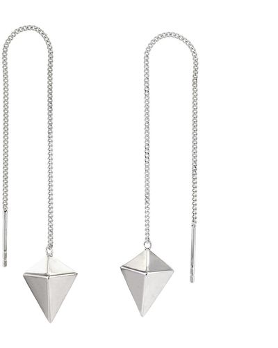 Origami Jewellery Decagem Sterling Earrings - Metallic