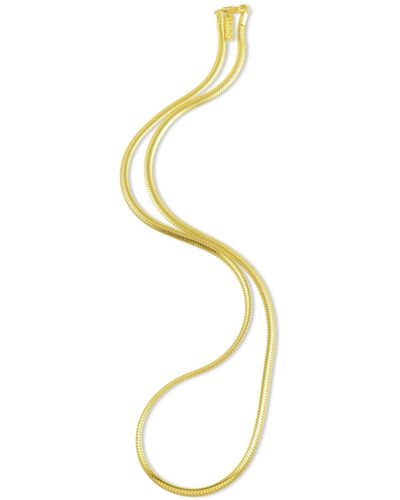 Arvino Z Snake Chain Necklace Vermeil - Metallic
