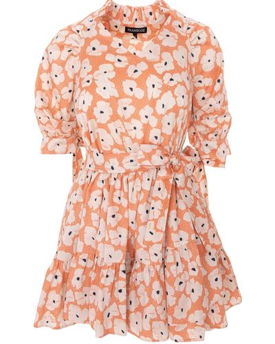 Framboise Suzy Mini Cotton Dress - Pink