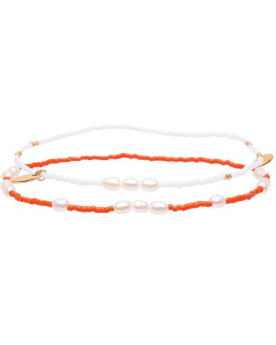 ARMS OF EVE Poppy Anklet Stack - Multicolour
