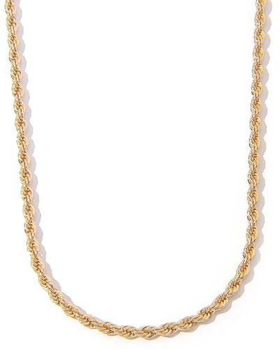 The Essential Jewels Filled Chunky Rope Chain - Metallic