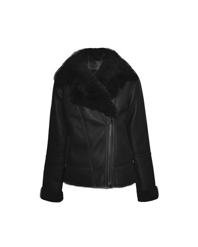 James Lakeland Faux Leather Jacket - Black