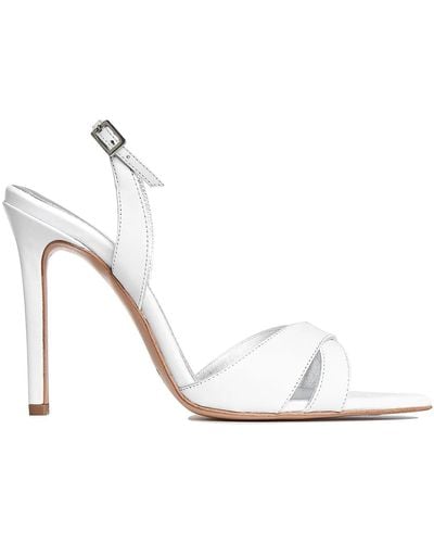 Ginissima Thea Leather Sandals - White
