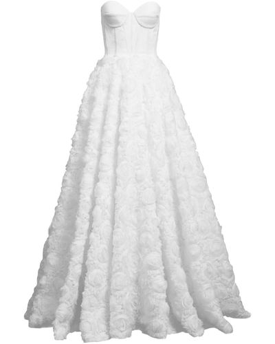 MATSOUR'I Wedding Dress White Rose