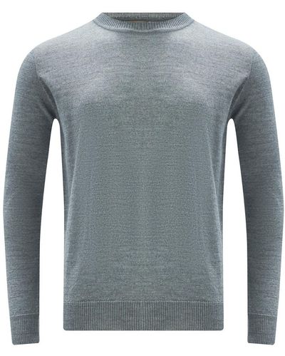 Peraluna Basic Crew Neck Knitwear Pullover - Gray