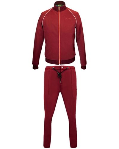 DAVID WEJ Greenwich Track Suit - Red