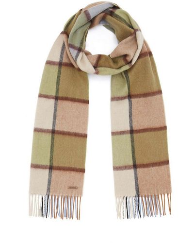 Hortons England The Hexham Lambswool Scarf - Natural