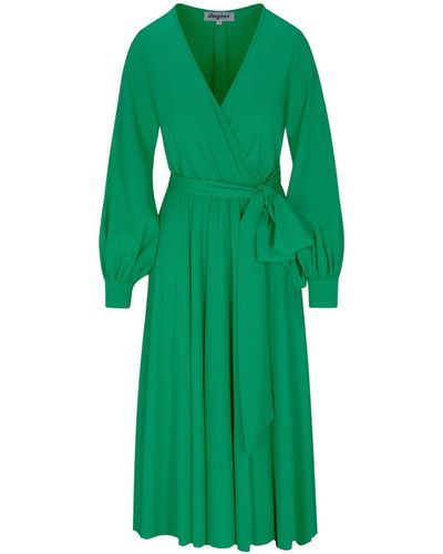 Meghan Fabulous Venus Midi Dress - Green