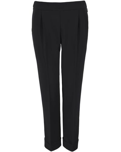 VIKIGLOW Olivia Tailored Straight Trousers - Black