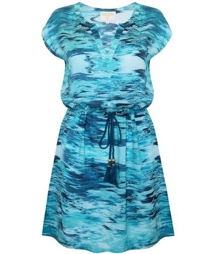 Sophia Alexia Caribbean Dream Tassel Dress - Blue