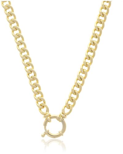 Essentials toggle Cuban Chain Necklace - Metallic