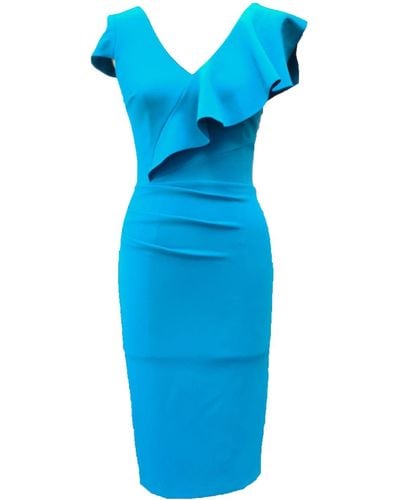 Mellaris Arina Turquoise Dress - Blue