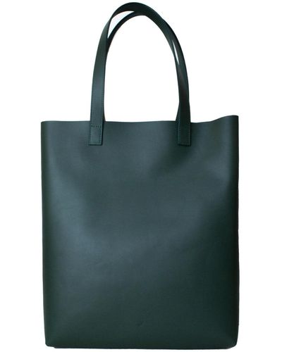 godi. Handmade Everyday Leather Tote Bag - Green