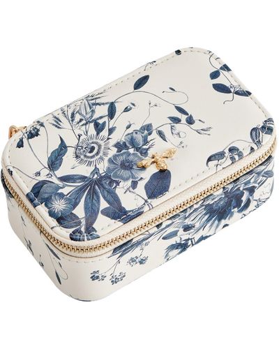 Fable England Fable Eva Small Jewellery Box Blooming - Blue