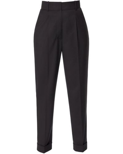AGGI Kelly Rich Tailored Trousers With Cuffs - Black