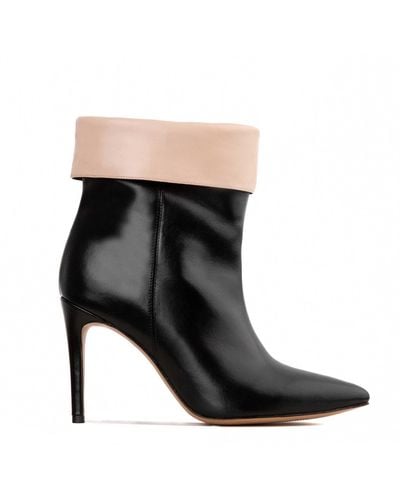 Ginissima Short Boots Natural Leather - Black