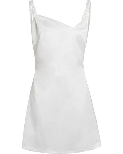 Sarvin Rosha Mini Slip Dress - White