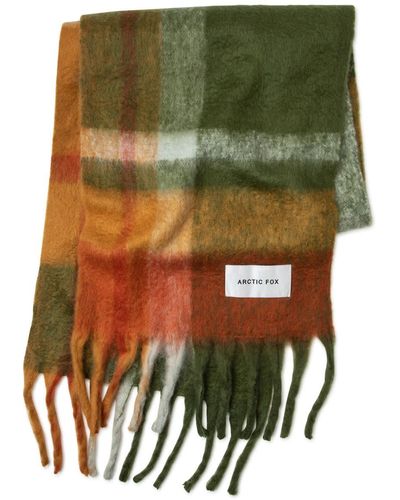 Arctic Fox & Co. The Stockholm Scarf In Mossy Spring - Green