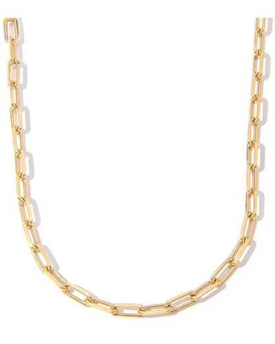 The Essential Jewels Filled Paperclip Link Chain - Metallic