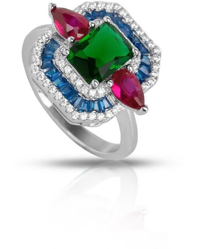 Ep Designs Multi Color Ring - Green
