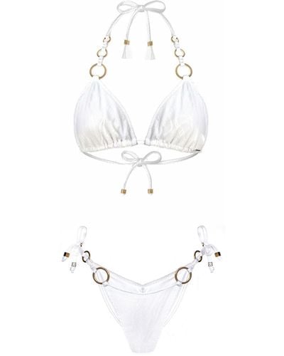 ELIN RITTER IBIZA Lace Eco Bikini Set Cala Comte Aurora Aina - White