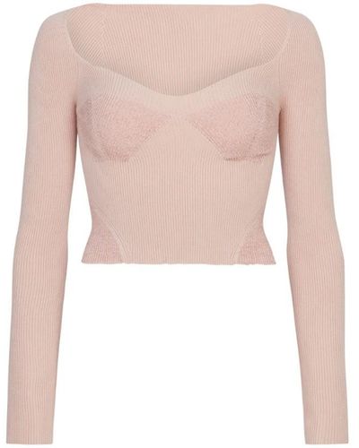 Kukhareva London Seven Seamless Knit Top - Pink