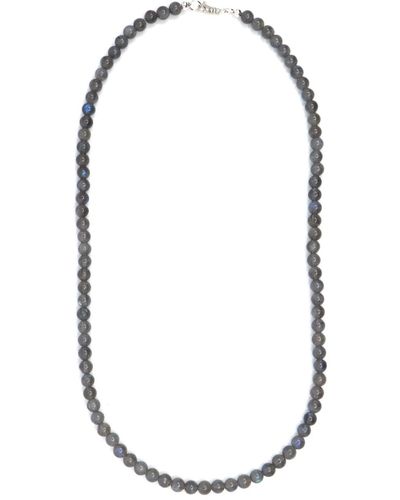 Shar Oke Labradorite & Sterling Silver Beaded Necklace - Multicolour