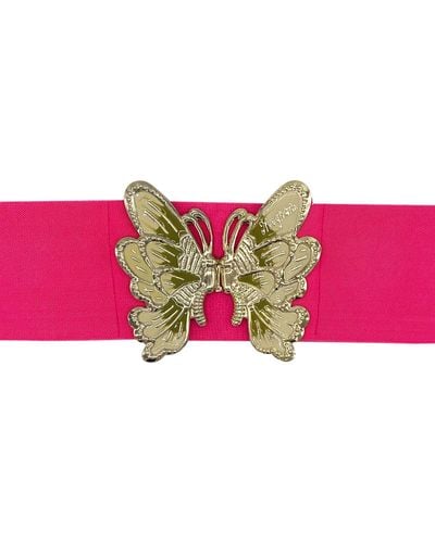 Meghan Fabulous Butterfly Belt - Red