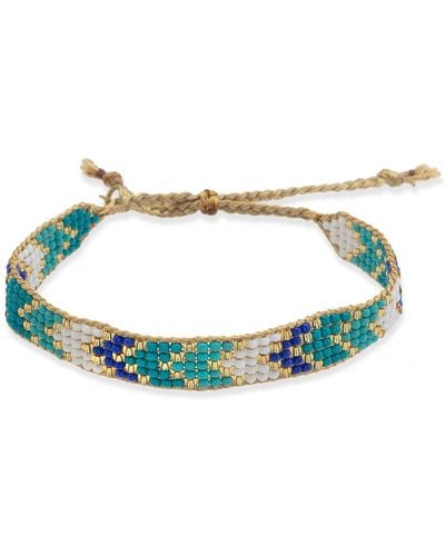 Milou Jewelry Olivia Beaded Bracelet - Blue