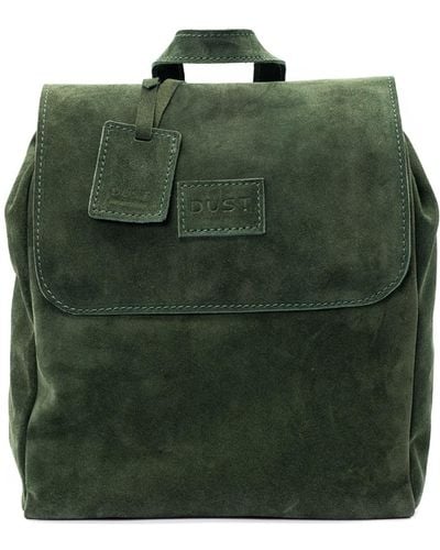 THE DUST COMPANY Leather Backpack Upper West Side Collection - Green