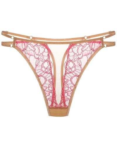 Perilla Lingerie Loris Thongs - Pink