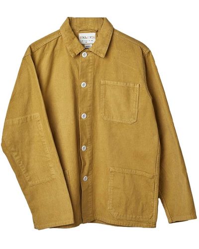 Uskees Buttoned Cord Overshirt - Metallic