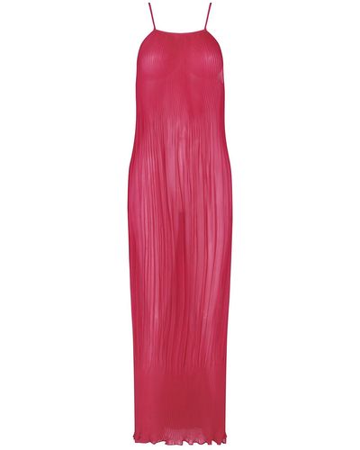 Aguaclara Fuchsia Maxi Dress - Pink