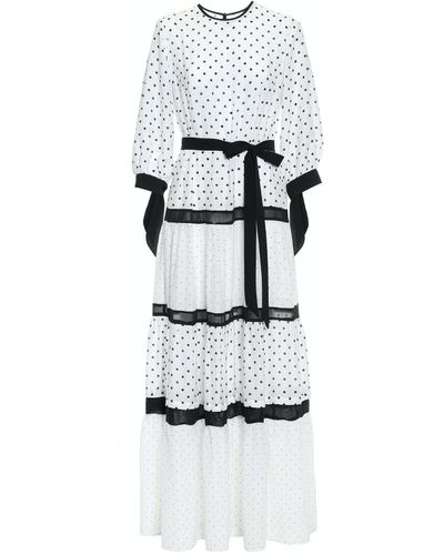Helene Galwas Dress Benita Dots - White