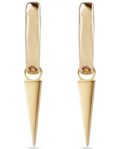 Zohreh V. Jewellery Spike Hoop Earrings 9k - Metallic