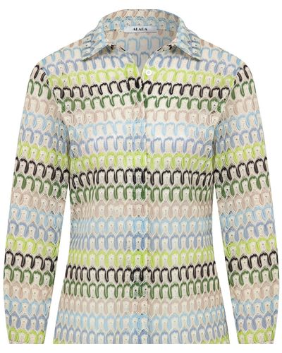 Alara Orbay The Lily Top Pastel Toned - Green