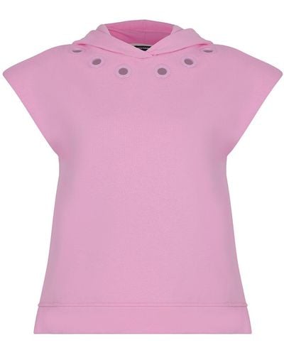 Nocturne Oversized Hoodie - Pink