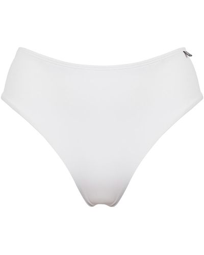 Free Society Lara Bikini Short Bottom In Ecru - White