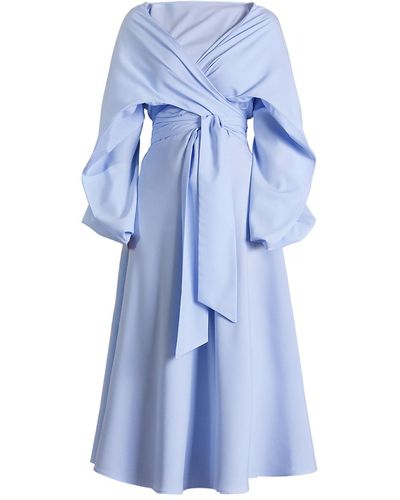 Meem Label Crawford Stripe Dress - Blue
